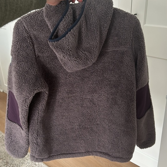 Eggplant purple north face teddy pullover - Picture 4 of 4